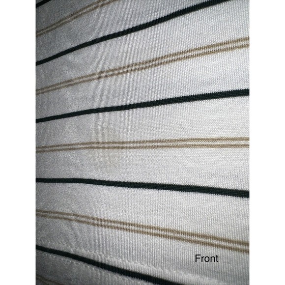 Peter Millar Striped Polo Short Sleeve Shirt  Medium Golf Athletic Men M Golfer - Picture 10 of 14